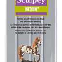 Super Sculpey Medium Gray, Premium, Non Toxic, Medium firmness, Sculpting Modeling Polymer clay, Oven Bake Clay, 1 pound bar. Great for all advanced sculptors, model makers and movie studios