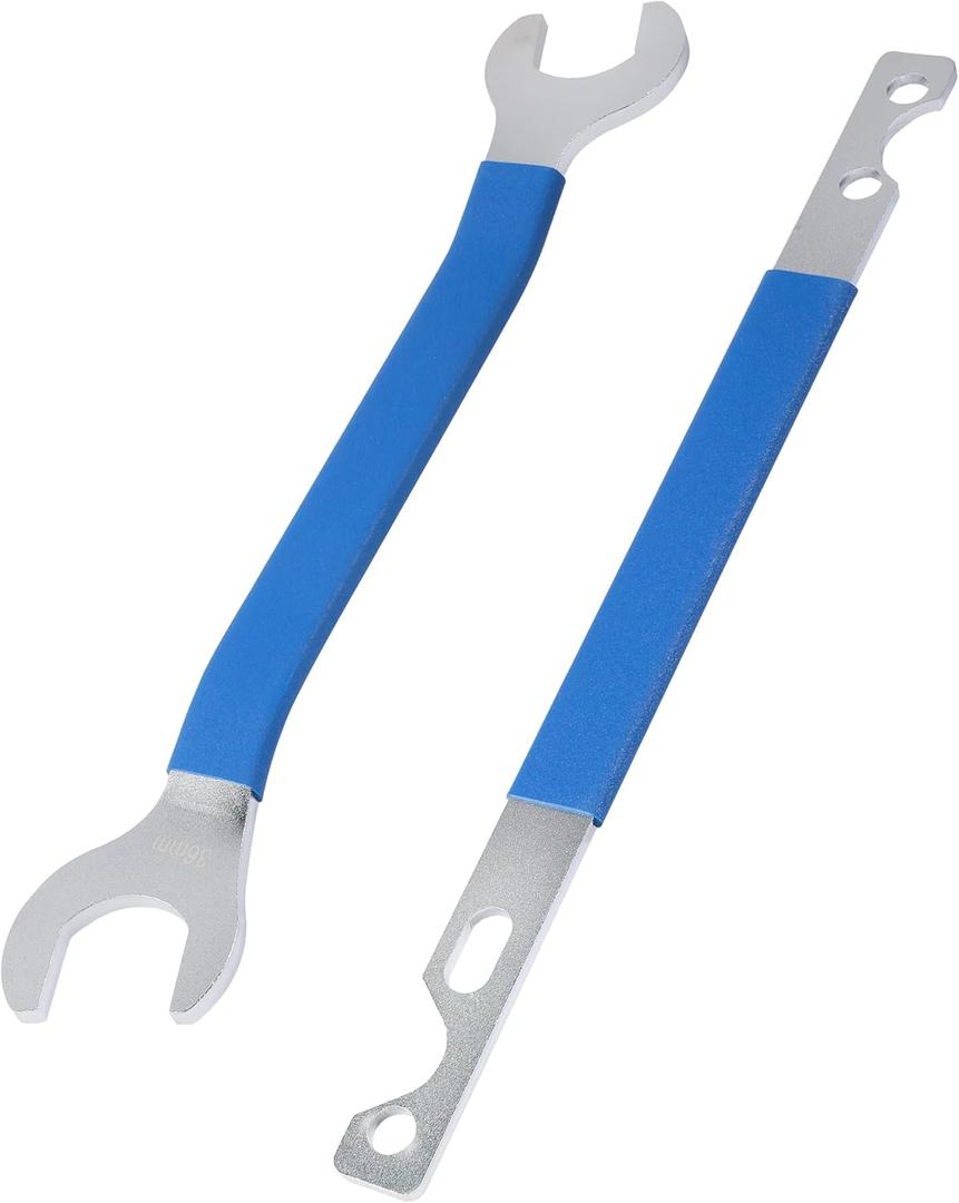 2PCS Fan Clutch Removal Tool,Car Accessories,32mm 36mm Fan Clutch Wrench Set,Water Pump Pulley Holder Removal Tool,Compatible with E30 E36 E39 E46 E54 E1997 328i 330i 533 530i 540i