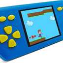 16-bit Handheld Game Console for Adults, 2.4'' HD Screen, 218 Classic Retro Video Games, Mini Arcade Electronic Toy Gifts for Birthday Gift, Needs AAA Batteries 3 Packs (Blue2)