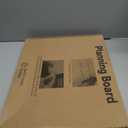 Black Magnetic Acrylic Dry Erase Calendar for Fridge, Monthly & Weekly/Chore Chart Planning Board Set for Kids/Adults/Teens, Includes 7 Colorful Markers, 16"x12"