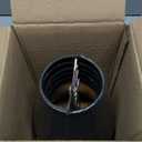 Chandelier Shades Set of 6,Small lamp Shades clip on bulb Gold mirror Hardback, Mini lamp shade with Black Linen Dia 3"Top x 6"Bottom x 5"H (Black, 3x6x5")