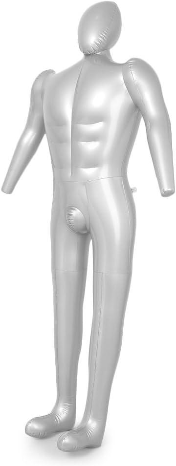 Newsmarts Male Inflatable Full Body Mannequin, Shirt & Pant Display Dummy Torso Model (1 PC)