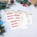 2 x Christmas Friendly Feud Game, Christmas Trivia Quiz, Family Feud Baby Shower Game, Christmas Party Game for Family Activity Favors-30 Christmas Feud Cards & 3 Fast Money Round Cards-05