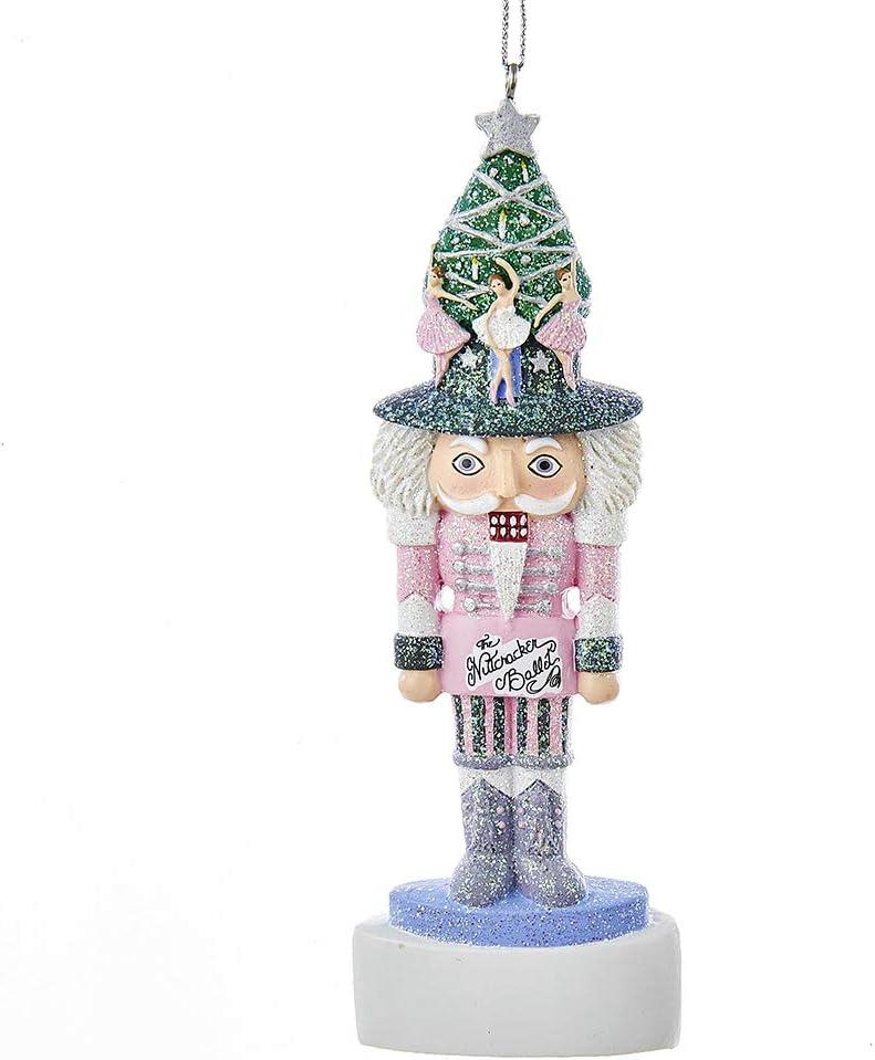 Kurt Adler Nutcracker Ballet Christmas Christmas Ornament for Personalization (Pink)