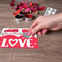 12 Pcs Valentine's Day Scratch Off Cards - DIY Naughty & Nice Interactive Greeting Kit with Silver Heart Stickers, Love Notes & Coupons, Gift for Kids Classmates Friends Couples Party Favors (Pink)
