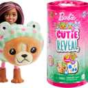 Barbie Cutie Reveal Chelsea Doll & Accessories, Animal Plush Costume & 6 Surprises Including Color Change, Puppy as Frog