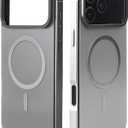 Metal Magnetic Case for iPhone 17 Pro Max [Compatible with MagSafe] Slim Aluminum Bumper Anti-Scratch Lining, Original Metal Texture Military Shockproof Cover (Gray, for iPhone17 ProMax)