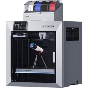 QIDI Max4 Combo 3D Printer, 390×390×340mm Build Volume, 65℃ Heated Chamber