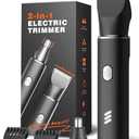 Body Hair Trimmer for Men, Manscape Electric Razor, Versatile Hair Trimmer for Groin, Beard, Nose/Ear Hair, Waterproof & USB-C Rechargeable, Travel Lock