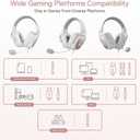 Redragon H510 Zeus White Wired Gaming Headset - 7.1 Surround Sound - Memory Foam Ear Pads - 53MM Drivers - Detachable Microphone - Multi Platforms for PC, PS4/3 & Xbox One/Series X, NS
