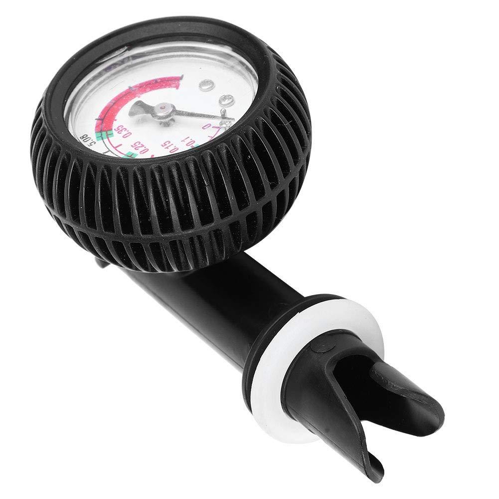 Alomejor Inflatable Boat Kayak Raft Pressure, Air Thermometer, Up to 0.6bar/8.55 PSI, PVC Material, Long Hose Adapters