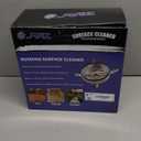 janz 14" Pressure Washer Surface Cleaner with 4 Wheels, Stainless Steel Housing, 1/4" Quick Plug, 2 Extension Wands, 2 Replacement Nozzles and 3 Spray Nozzles, 4000 PSI (14 Inch Silvery White)