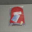 2 x Toddler Beanie Kids Winter Hats Infant Warm Knit Cap Newborn Winter Warm Hat for 0-36 Month Boys Girls (Purple+red+gray)