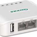 LP-N110W Wireless Print Server for USB Printer, Easy USB Sharing and Stable Network Printing Compatible with Windows, macOS, for Home Office (White)