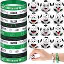 60 Pcs Soccer Party Favors Include Mini Soccer Stress Balls and Sports Silicone Bracelets for Students Classroom Sports Birthday Team Gifts Party Supplies