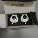 FRANXI H11B Bulbs, 60W Super Bright Fog Lights, 6000K Cool White, 1:1 Design with Cooling Fan, Plug and Play, Pack of 2