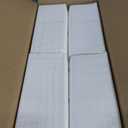 JOLLY CHEF 400 Pack Disposable Paper Napkins, Soft Bathroom Napkins Guest Disposable, 2-Ply White Paper Hand Towels for Halloween, Wedding, Thanksgiving