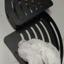 VOLPONE 3-Pack Black Triangle Shower Caddy, 3-Tier Corner Shelves, Rustproof Shower Storage Rack, Drill Free Wall Mount Shower Organizer, 40lbs Load Capacity