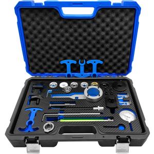 ZKTOOL 32PCS Engine Camshaft Holding Alignment Timing Tool Set for VW Audi 1.8 2.0 TSI TFSI EA888, OEM T10352 T40196 T40271 T10368,Timing Chain Replacement Tool,Crankshaft Timing Position Correction