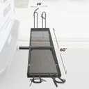 MaxxHaul 50641 60 inch x 20 inch 500 lb. Capacity 2 in 1 Hitch Mount Cargo Carrier Rack and 2 Bike Rack for 2 inch Receiver