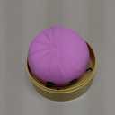 Dumpling Squishies, Glitter Dumpling, Glitter Dumplings Squishy with Box, Dumplings Sensory Squeeze Toy for Stress Relief Stretchy Desk Toys (Purple)