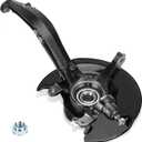 Front Right Side Steering Knuckle & Wheel Bearing Hub Assembly Compatible with Honda Accord 2003-2007 2.4L, Automatic Transmission 26 Spline Only, Replace for 698-400, LK074, Passenger Side