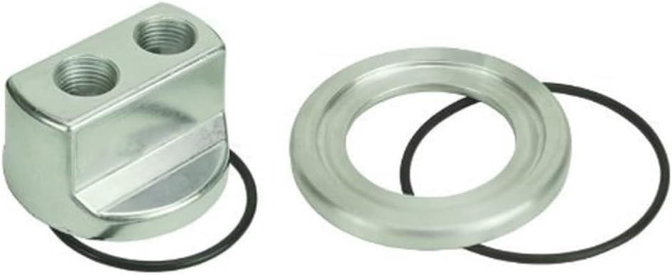 Derale 15705 Engine Spin-On Adapter,Silver
