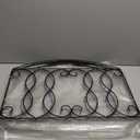 Decorative Fence 24in x 12ft 6 Piece Metal Garden Fence Extra Thick Wire Outdoor Patio Rustproof Fencing Animal Barrier