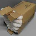 BEDELITE Fleece Throw Blanket for Couch - 300GSM Soft & Warm Fluffy Cream White Blanket, Decorative and Giftable Striped Blankets for Women, Men, 50"x60"