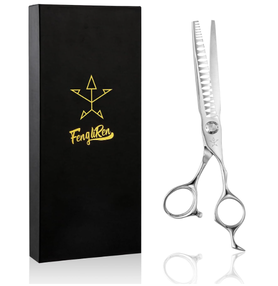 High-end Professional Hair Thinning Scissors Hair Cutting Teeth Shears Barber Hairdressing Texturizing Scissors Extremely Very Sharp 6.5 Inch Stainless Steel Alloy For Men Women Salon & Home