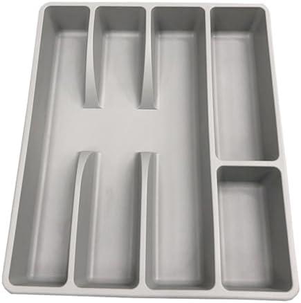 Kitchen Drawer Organizer Tray - Cutlery Drawer Organiser | Tableware Storage Drawer Organizer | Flatware Utensil Storage Case | Multi-Functional Supplies For Bathrooms, Makeup, Dressers