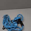 Heavy Duty Hands Free Dog Leash, 10FT Adjustable Handsfree Dog Training Leash with Shock Absorbing Bungee, No Pull Tangle Free Reflective Body Waist Leash for Dog Walking Running (Blue)