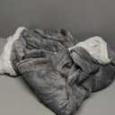 Bedsure Blanket Hoodie, Wearable Blanket Hoodie as Gifts for Mom, Birthday Gifts for Women Kids Teens Mother's Day Sherpa Sweatshirt, Grey, Standard