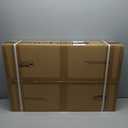 RoleDec Cricut Cart with Power Outlet & Wheels, Rolling Craft Storage Table for Maker 4/3 and Explore 4/3, Heavy Duty Organizer Stand with Reinforced Drawer, Sewing Desk, Brown