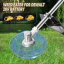Cordless Weed Trimmer for Dewalt Max Battery,150cm/59in Brushless Electric Weed Wacker for Lawn, Yard, Garden, (Tool only)
