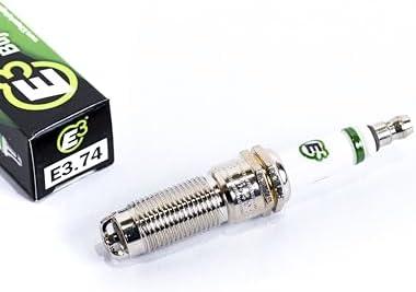 E3 Spark Plugs E3.74 Durable, High-Performance, and Versatile Premium Auto Spark Plug with Patented DiamondFire Technology, Pack 2