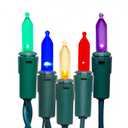 LUCKY SHINE 100 LED Multicolor Christms Lights, Colorful Decorative Lighting String 35 FT, UL Listed for Indoor and Outdoor Use.