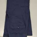 Amazon Essentials Women's High-Rise Relaxed-Fit Full-Length Cargo Pants (2, Navy)