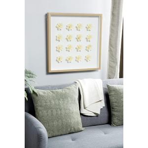 Deco 79 Shadow Box, 24" L x 2" W x 24" H, White