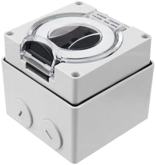 Antrader 50 Amp Power Outlet Box, 14-50R Receptacle, 125/250V, ETL Listed, Outdoor Dustproof & Weatherproof Electrical Power Outlet Panel for RVs, EVs, Generators, 1 Pc