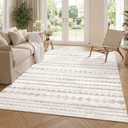 Garvee Washable Rugs 5x7 Non Slip Soft Low-Pile Stain Resistant Home Decor