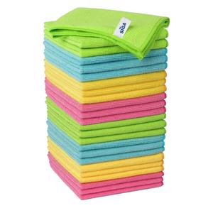 MR.SIGA Microfiber Cleaning Cloth, Pack of 24, Size: 12.6" x 12.6"