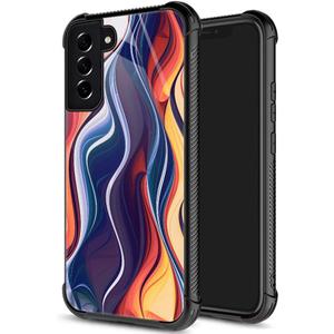 for Samsung Galaxy S21 FE Case, Military-Grade Protection, All-Around Shockproof Corners, Anti-Scratch Phone Case for Samsung Galaxy S21 FE - Color Ripple (S21 FE(6.4-inch))