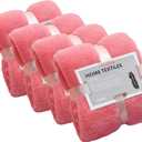 4Pcs Pink Hand Towels for Bathroom - Clean Face Towels Decoration Small Microfiber Washcloths Towel Face Hand13.7 x29.5inch