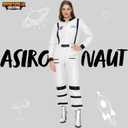 Spooktacular Creations Adult Astronaut Costume Women, Womens Halloween Costumes 2025 (L)