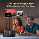 Designed for Switch 2 GIGASTONE 1TB microSD Express, MicroSDXC Express Memory Card SD 7.1 Speed up to R/W 800/650MB/s Compatible with Switch 2, Professional Camera, A1 V30 U3, with SD Adapter