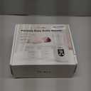 Portable Bottle Warmer for Travel with Glass Bottle, 8 Adapters, Baby Bottle Warmer for Breastmilk On The Go, Double Leak-Proof, Fast Heating, Multi-Level Temperature Control, Automatic Warm-Keeping