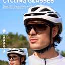 BIRCEN Photochromic Cycling Glasses: Mountain Bike Sports Sunglasses for Men Women Running Riding MTB Baseball