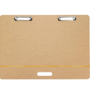 18" x 24" Drawing Board, Artist Sketch Boards with Handle for Drafting Art, Portable Wooden Clipboard for Class or Studio Fit in Artists Tote