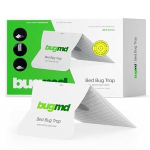BugMD Bed Bug Trap (1 Pack, 10 Traps) - Interceptors, Bed Bug Prevention, Sticky Glue Traps, Insect Trap Indoor BugMD Bed Bug Trap (1 Pack, 10 Traps) - Interceptors, Bed Bug Prevention, Sticky Glue Traps, Insect Trap Indoor